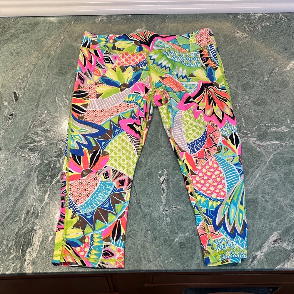 Trina Turk Kids Colorful Patterned Leggings